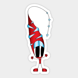 Funny Cartoon Character Sticker